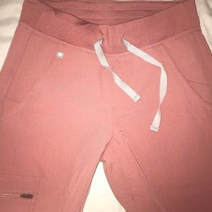Figs Mauve scrub pants -Zamora Joggers